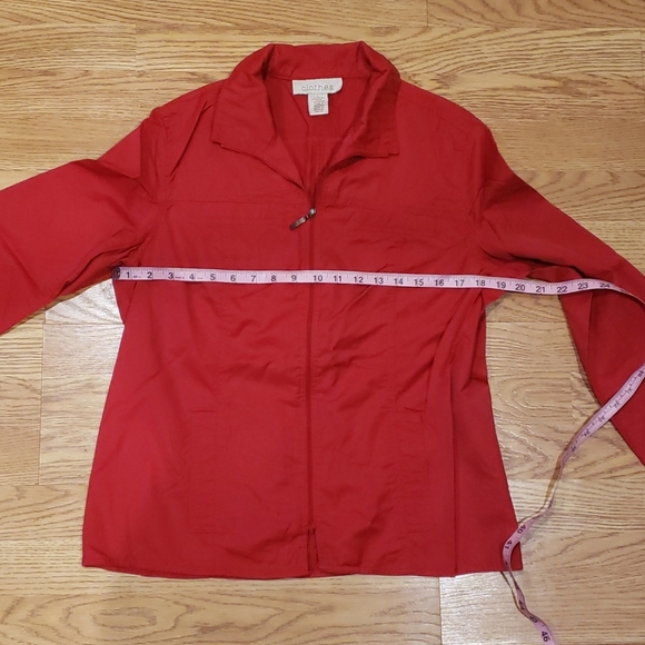 CLOTHES Red Lightweight Jacket Sz L - Picture 3 of 6
